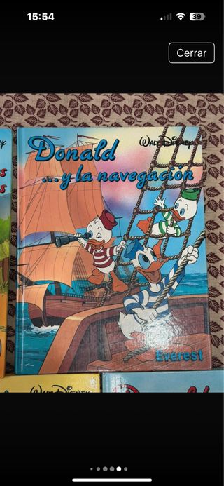Confezione di 5 libri di Donald Disney vintage