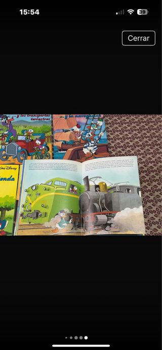 Confezione di 5 libri di Donald Disney vintage