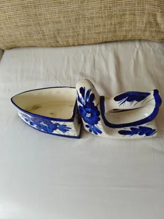 Plancha de cerámica decorada