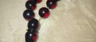 Rosario de faturán árabe con monedas plateadas