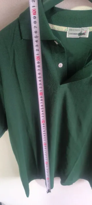 Polo Lacoste Verde Talla XXL / XL