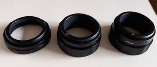 Tubos de Extensión automáticos para Pentax K