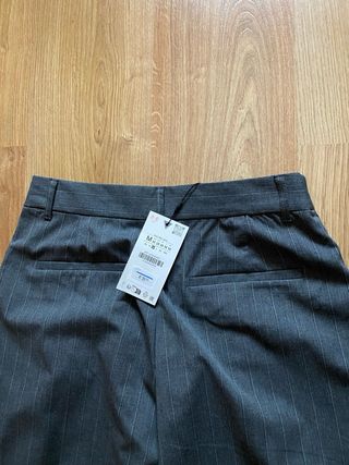 Pantalón Zara Pichi Rayas Talla M
