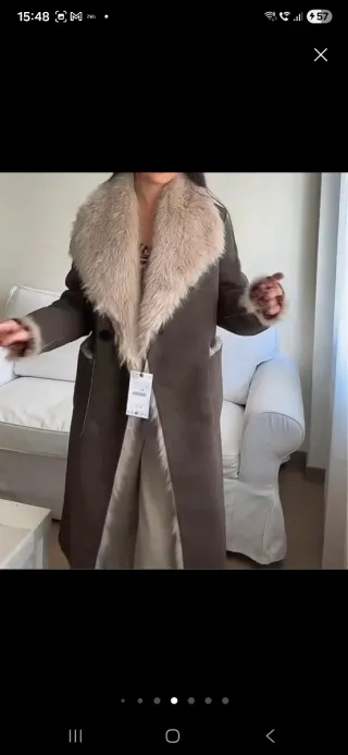 Abrigo reversible Zara efecto pelo T/L