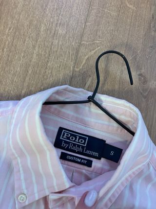 Camisa Polo Ralph Lauren rosa rayas