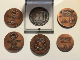 Lote 6 Medallas Congresos