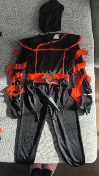 Disfraz Ninja Niño Talla 120cm.