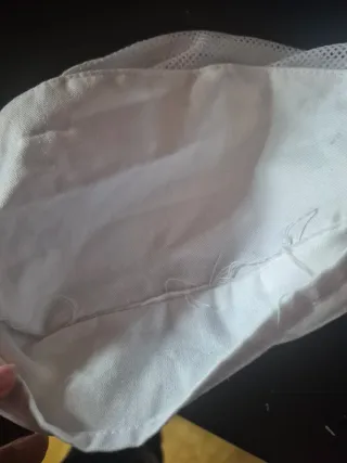 Gorro panadería/pastelería blanco