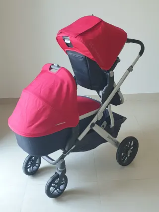 Carrito Uppababy Vista Rojo