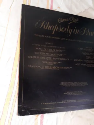 LP Rhapsody in Black -Rock Clásica con LSO ONE1063