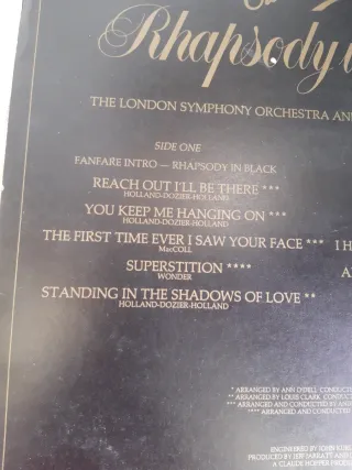 LP Rhapsody in Black -Rock Clásica con LSO ONE1063
