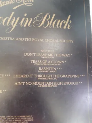 LP Rhapsody in Black -Rock Clásica con LSO ONE1063