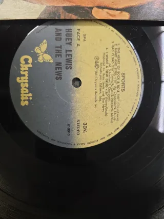 Huey Lewis and the News - Sports Vinil