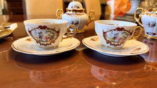 Juego de café Limoges porcelana francesa