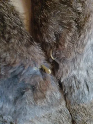 Chaqueta de piel de conejo