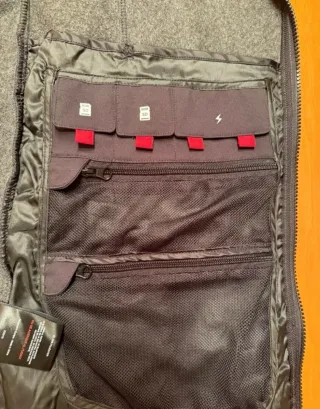 Parka Maukland Windproof Waterproof 7 en 1 Negra y