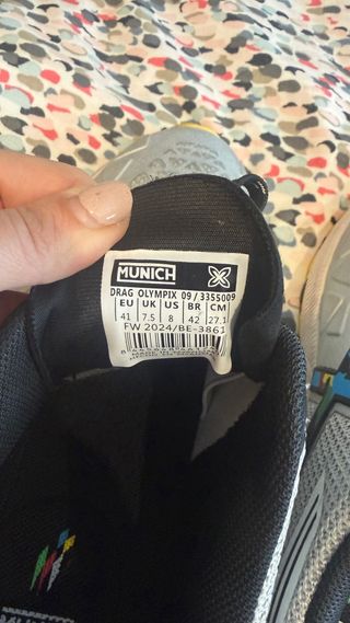 Zapatillas Munich Talla 41 Multicor/Plata