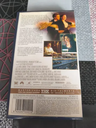 Titanic VHS Película Drama Español