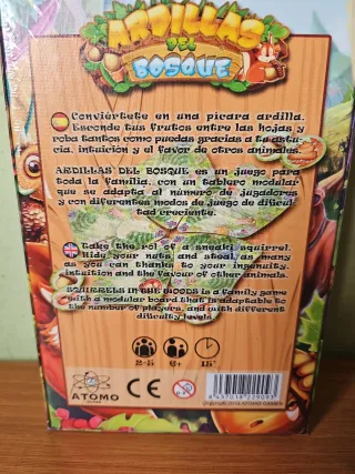 Ardillas en el bosque juego de mesa