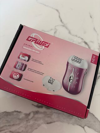 Epilatore donna rosa con accessori