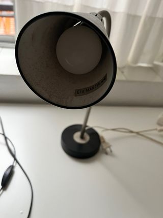 Flexo de mesa articulado negro