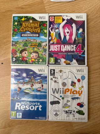 Pack 4 Juegos Wii