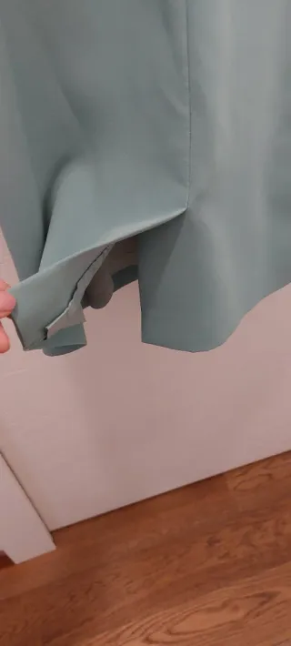 Abito Luisa Spagnoli verde acqua ricamato