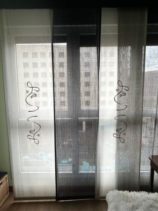 Cortinas Panel Japonés Tela sin mecanismo