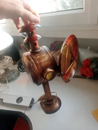 Lampada design Punk industriale metallo