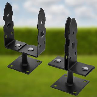 KOTARBAU® Soporte de Poste en U 120-200 mm Soporte