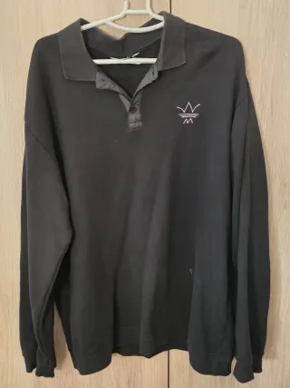 Jersey Adidas Original Negro Manga Larga