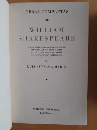 Obras completas William Shakespeare (3 Vol.)