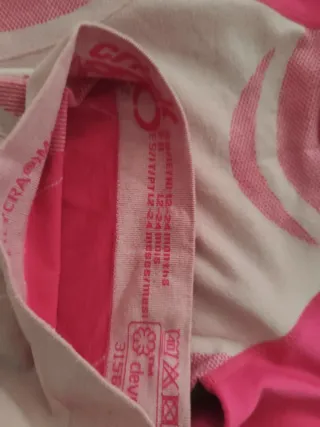 Conjunto Ropa Térmica Niña Rosa y Morado