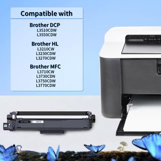 LOSMANN 1x Toner Ciano Compatibile per Brother TN-2