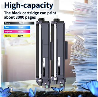 LOSMANN 1x Toner Ciano Compatibile per Brother TN-2