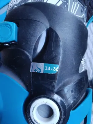 Patines en línea azules talla 34-36