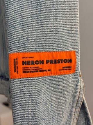 Chaqueta Vaquera Heron Preston Desgastada