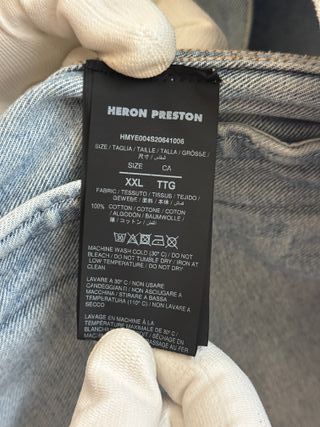 Chaqueta Vaquera Heron Preston Desgastada