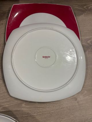 Conjunto de 5 Platos IKEA Porcelana Blanca