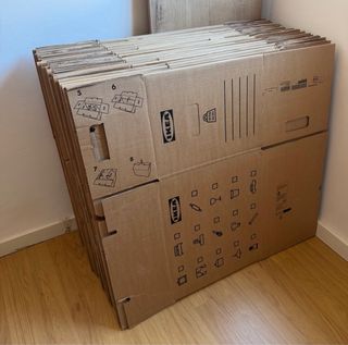 31 Cajas de Carton mudanza o almacenamiento d IKEA