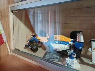 Vitrina madera y cristal XXL a medida