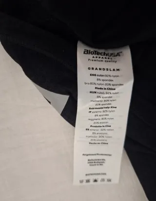 BioTechUSA Grandslam Canotta nera funzionale