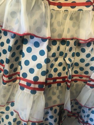 Traje de flamenca lunares