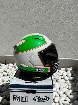 Espectacular Casco Arai QV PRO Ducati Talla XS