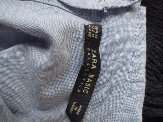 Mono Zara Talla M Azul y Negro