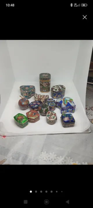 Lotto porta profumi e portapillole