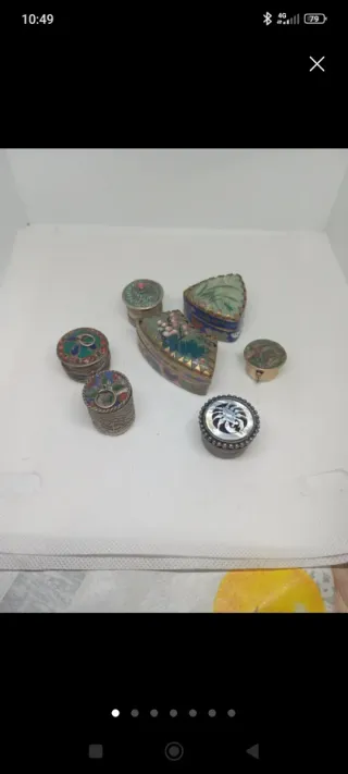 Lotto porta profumi e portapillole