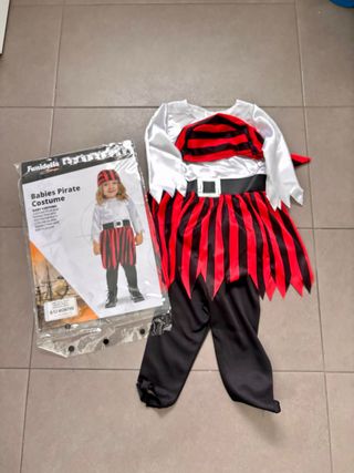 Disfraz Pirata Bebé Niña 6-12 Meses