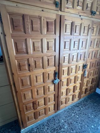 Puertas de Armario de Madera 3 sup y infer