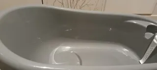 Bañera bebé plegable con termómetro